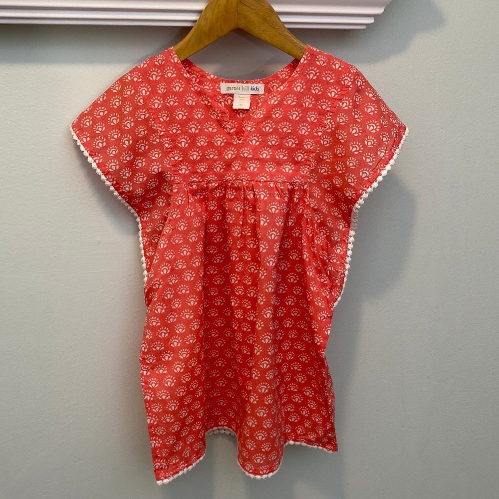 Garnet Hill Kids Seaside Cover-Up Dress (XS 2-3)